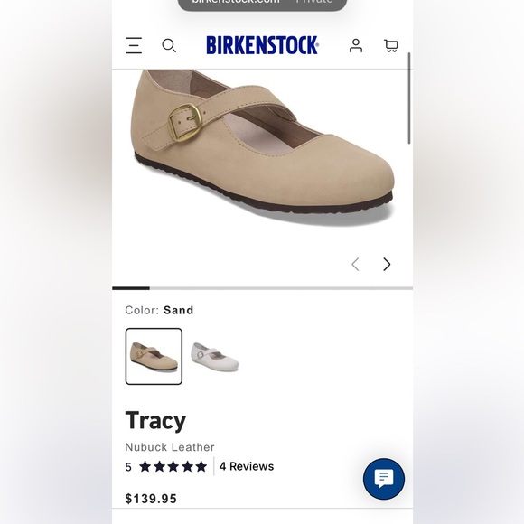 Birkenstock TRACY Mary Jane Shoes Womens 9 EU 40 Nubuck Leather Tan Beige Buckle - Picture 16 of 16